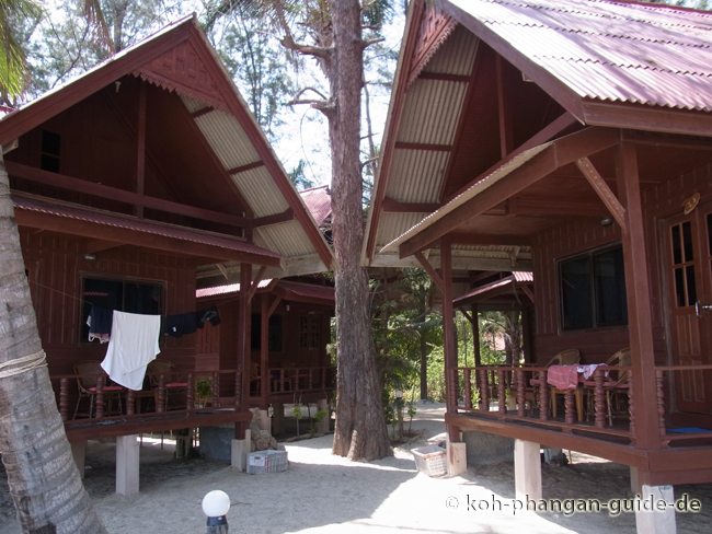 Hütten des Haad Khuat Resorts.